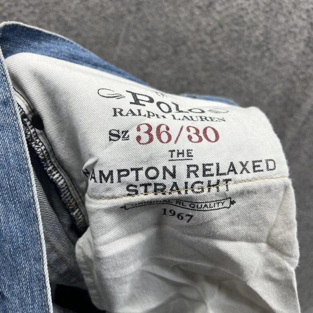 Polo by Ralph Lauren Men's Straight Jeans - Light Blue Denim